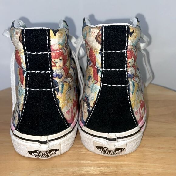 Van's Disney Princess’s Shoes Lace Up Sneakers Rare NWOB Size 6 - Picture 5 of 10